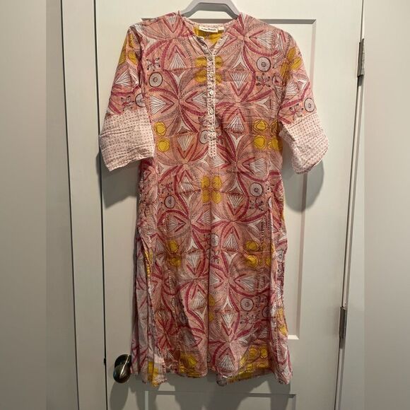 Roller Rabbit Pink Kaftan - Picture 1 of 4